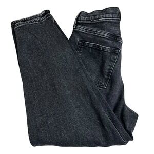 Abercrombie & Fitch‎ Womens 4 Short Black Ultra High Rise 80's Mom Jean
